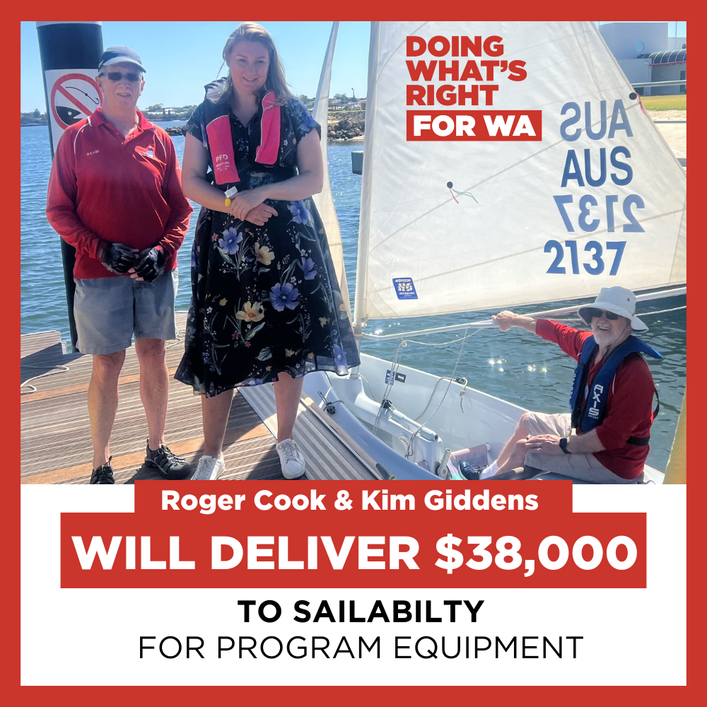 COMMITMENT - $38,000 for Sailability Main Image