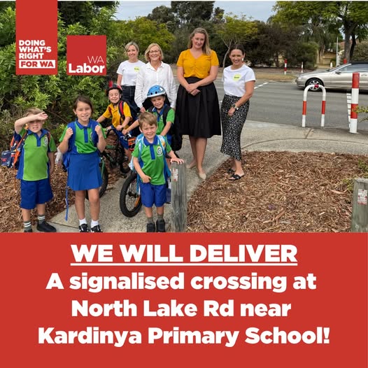 New Signalised Crossing North Lake Road Main Image